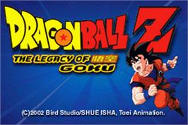 Dragon Ball Z The Legacy Of Goku 2 Intro